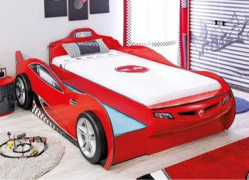 CARBED Кровать-машина Coupe с выдвижной кроватью Red 20.03.1306.00 в Ачинске - achinsk.mebel54.com | фото