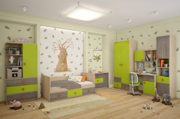 Детская комната Пуговка в Ачинске - achinsk.mebel54.com | фото