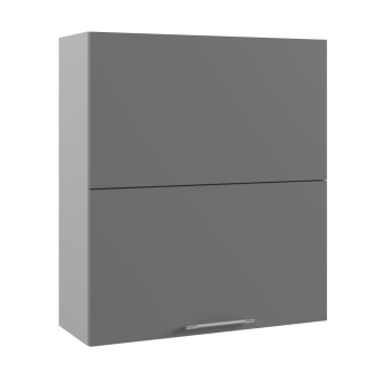 Капри ВПГПМ 800 шкаф верхний высокий Blum Aventos HF (Камень светлый/корпус Серый) в Ачинске - achinsk.mebel54.com | фото