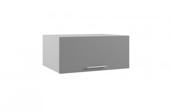 Корато ГПГ 800 шкаф верхний горизонтальный (Кварц черный/корпус Серый) в Ачинске - achinsk.mebel54.com | фото