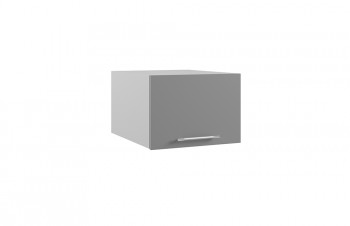 Корато ГПГФ 500 шкаф верхний горизонтальный с фрезеровкой (Кварц бежевый/корпус Серый) в Ачинске - achinsk.mebel54.com | фото