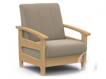 Кресло для отдыха Омега (бук лак/CATANIA LATTE) в Ачинске - achinsk.mebel54.com | фото