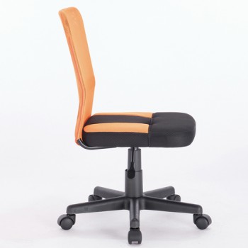 Кресло компактное BRABIX Smart MG-313 (черный, оранжевый) в Ачинске - achinsk.mebel54.com | фото