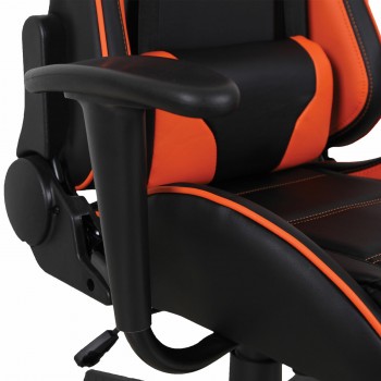 Кресло компьютерное BRABIX GT Racer GM-100 (черный, оранжевый) в Ачинске - achinsk.mebel54.com | фото