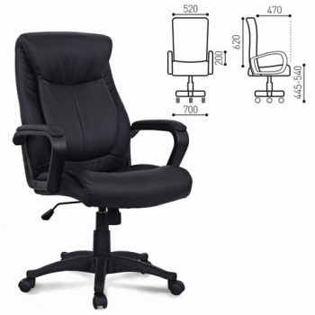 Кресло офисное BRABIX Enter EX-511 (черный) в Ачинске - achinsk.mebel54.com | фото