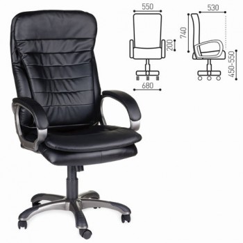 Кресло офисное BRABIX Omega EX-589 (черное) в Ачинске - achinsk.mebel54.com | фото