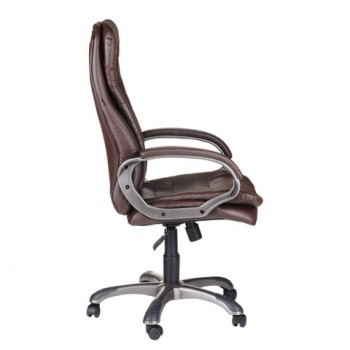 Кресло офисное BRABIX Omega EX-589 (коричневое) в Ачинске - achinsk.mebel54.com | фото