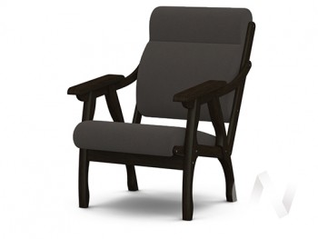 Кресло Вега-10 (венге лак/ULTRA GRAFIT) в Ачинске - achinsk.mebel54.com | фото