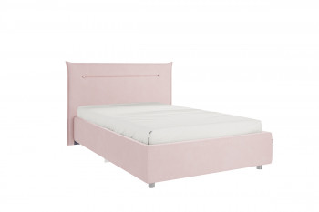 Кровать 1,2 Альба с основанием (Нежно-розовый велюр) в Ачинске - achinsk.mebel54.com | фото