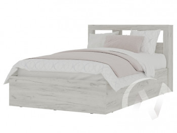 Кровать 1,2 МС Гранд (дуб крафт белый) в Ачинске - achinsk.mebel54.com | фото