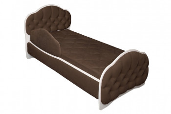Кровать 170 Гармония 08 Шоколад (мягкий бортик) в Ачинске - achinsk.mebel54.com | фото