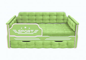 Кровать 170 серии Спорт 1 ящик 81 Фисташка (мягкие боковые накладки) в Ачинске - achinsk.mebel54.com | фото