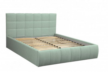 Кровать "Диана" ш. 1400 (Н=1010мм) (жаккард аква) в Ачинске - achinsk.mebel54.com | фото