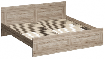 Кровать двухспальная Сириус 1800мм дуб сонома в Ачинске - achinsk.mebel54.com | фото