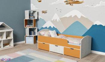 Кровать Малыш-мини Винтерберг/Оранжевый в Ачинске - achinsk.mebel54.com | фото