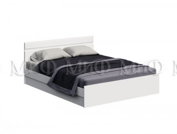 Кровать Нэнси New 1,4м (Белый/белый глянец) в Ачинске - achinsk.mebel54.com | фото