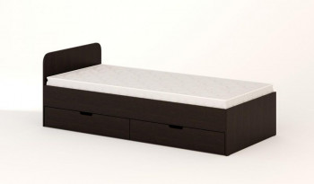 Кровать с ящиками 900 (Венге) в Ачинске - achinsk.mebel54.com | фото
