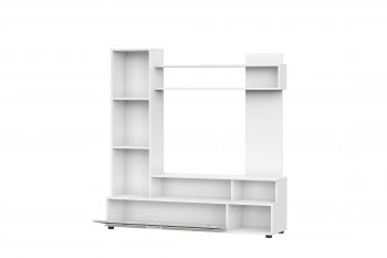 Мебель для гостиной "МГС 9" Белый / Цемент светлый в Ачинске - achinsk.mebel54.com | фото