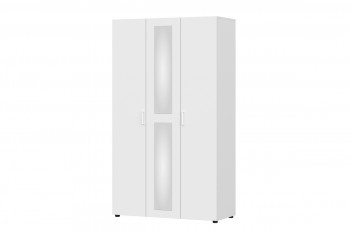 Модульная система "Токио" Шкаф трехстворчатый Белый текстурныйный в Ачинске - achinsk.mebel54.com | фото