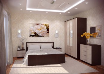 Модульная спальня Фиеста в Ачинске - achinsk.mebel54.com | фото