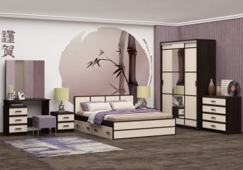 Модульная спальня Сакура в Ачинске - achinsk.mebel54.com | фото