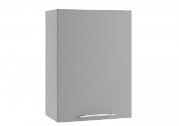 Монца ВП 500 шкаф верхний высокий (Белый софт/корпус Серый) в Ачинске - achinsk.mebel54.com | фото