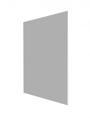 Панель торцевая С Ройс (для шкафов нижних) Белый софт в Ачинске - achinsk.mebel54.com | фото