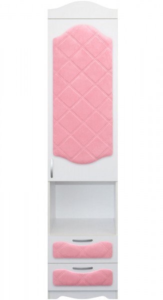 Пенал с ящиками серии Иллюзия 36 Светло-розовый в Ачинске - achinsk.mebel54.com | фото