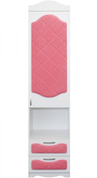 Пенал с ящиками серии Иллюзия 89 Розовый в Ачинске - achinsk.mebel54.com | фото