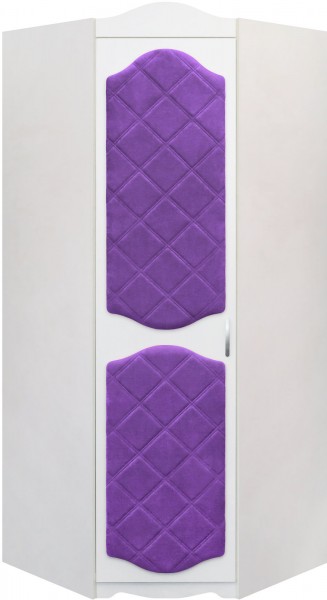 Шкаф угловой Иллюзия 32 Фиолетовый в Ачинске - achinsk.mebel54.com | фото