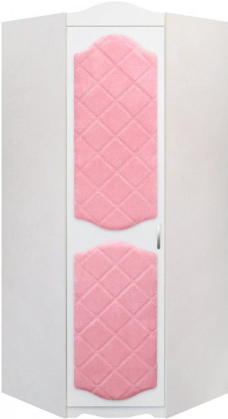Шкаф угловой Иллюзия 36 Светло-розовый в Ачинске - achinsk.mebel54.com | фото