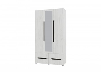 Шкаф 3-х створчатый с ящиками и зеркалом Вега (Прованс) в Ачинске - achinsk.mebel54.com | фото