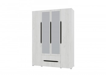 Шкаф 4-х створчатый с ящиками и зеркалами Вега (Прованс) в Ачинске - achinsk.mebel54.com | фото