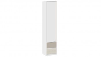 Шкаф для белья комбинированный «Сканди» Дуб Гарден/Белый/Глиняный серый в Ачинске - achinsk.mebel54.com | фото