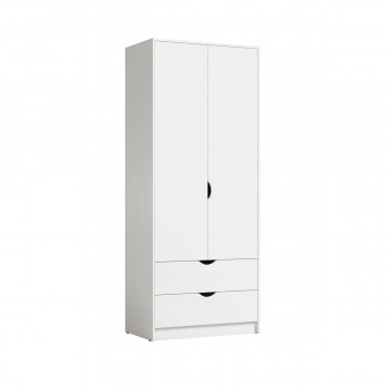 Шкаф для одежды 13.327 Уна (Белый) в Ачинске - achinsk.mebel54.com | фото
