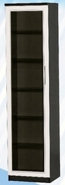 Шкаф средний со стеклодверью ДЛЯ ГОСТИНОЙ ШСС-450 Венге/Дуб выбеленный в Ачинске - achinsk.mebel54.com | фото