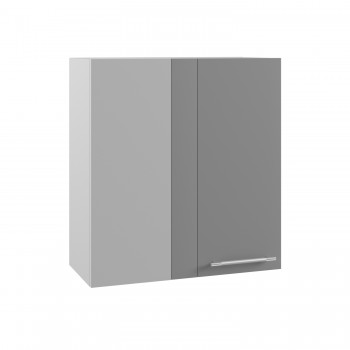 Шкаф угловой верхний Скала ПУ 650 (Гранит Оникс/Серый/правый) в Ачинске - achinsk.mebel54.com | фото