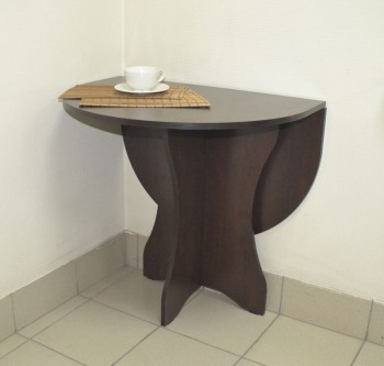 Стол кухонный Компакт (Венге темный) в Ачинске - achinsk.mebel54.com | фото