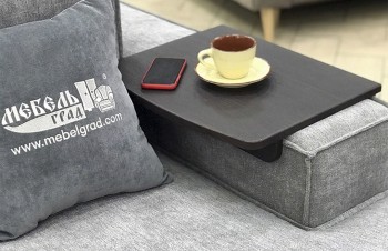 Столик накладка Дени для подлокотников шириной 150-200 мм Кофе структурный матовый в Ачинске - achinsk.mebel54.com | фото