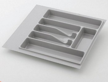 Вкладыш для кухонных принадлежностей, серый, Volpato 300 мм в Ачинске - achinsk.mebel54.com | фото